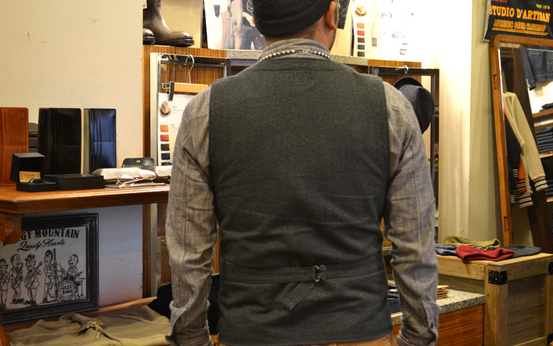 Studio Dartisan インディゴ染め ベスト 濃紺 - メルカリ