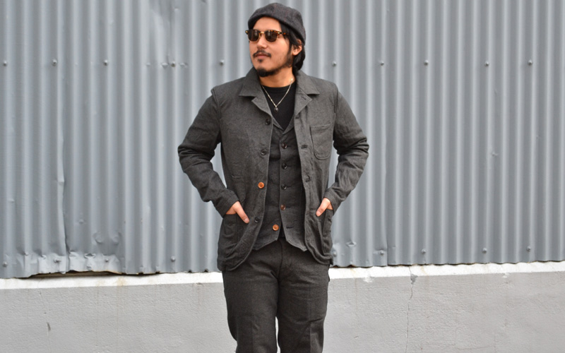 海外輸入】 ORGUEIL 新品 オルゲイユ Leather sack ORGUEIL jackt