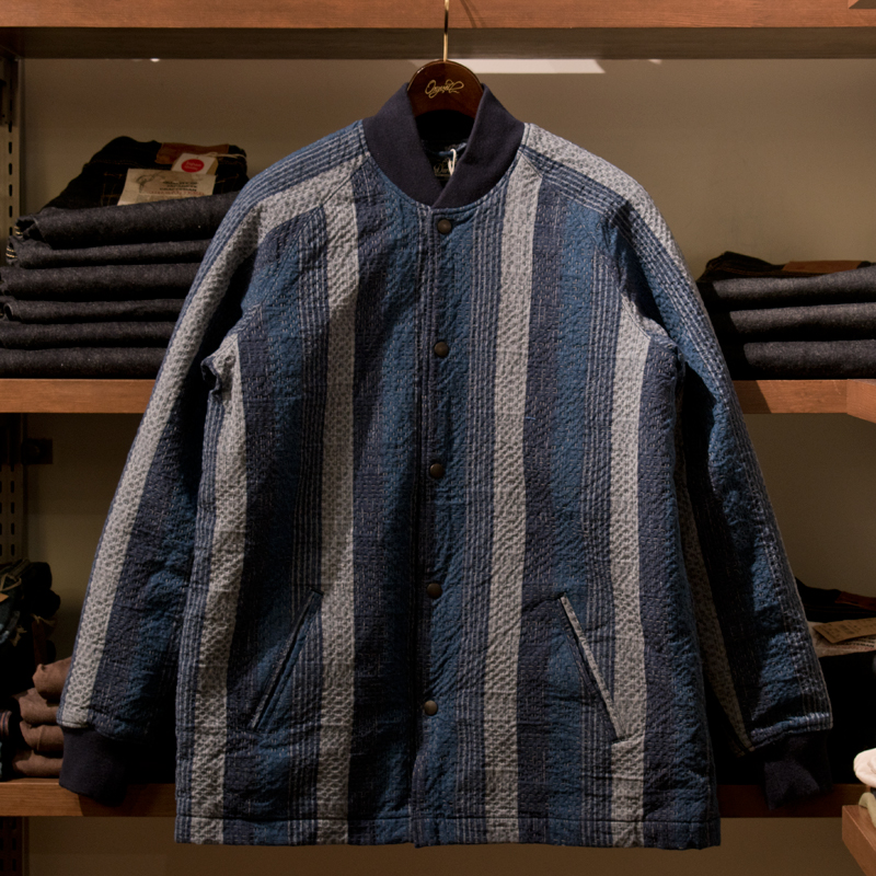 刺し子の温かいジャケットです。 | デニム・ジーンズの製造・販売 ...