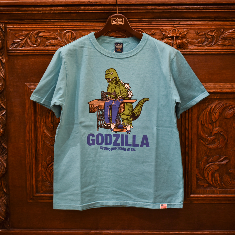 ゴジラがミシンを… | デニム・ジーンズの製造・販売 - ステュディオ